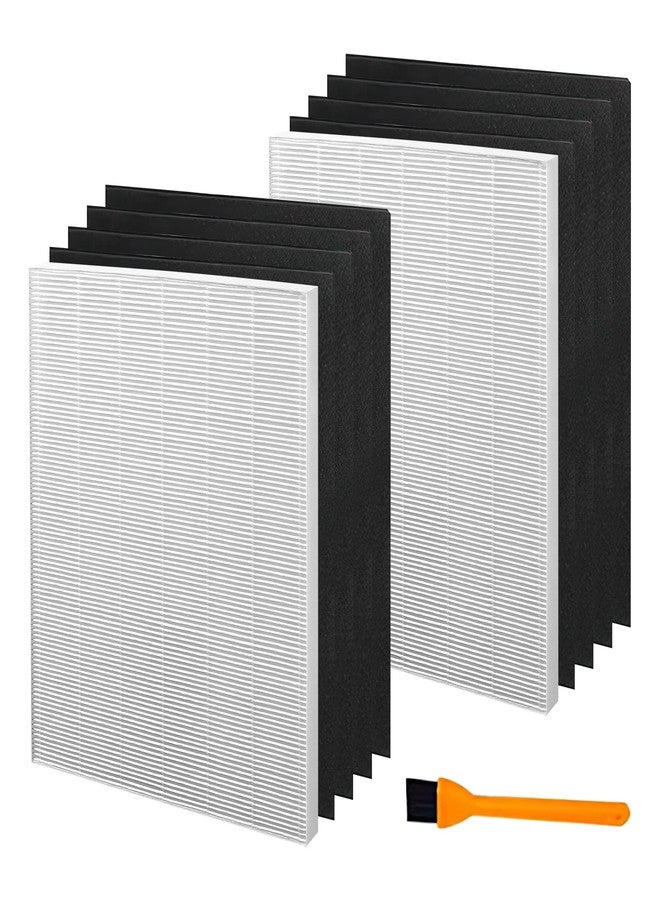 Hongfa 115115 Filter A Replacement Filter for Winix Air Purifier, Replacement for Winix PlasmaWave Air Purifier C535 5300 5300-2 6300 6300-2,2 Pc 115115 True Hepa Filter A and 8 Pc Carbon Pre-filter - Image 1