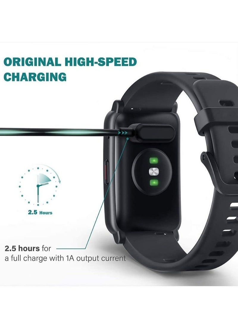 Charger Compatible with Huawei Watch Fit Mini, Honor Band 6, Huawei Band 6 7, Huawei 4X, Honor Watch ES - Magnetic USB Charging Cable 3.3ft 100cm - Smartwatch Accessories - Black  - Image 4