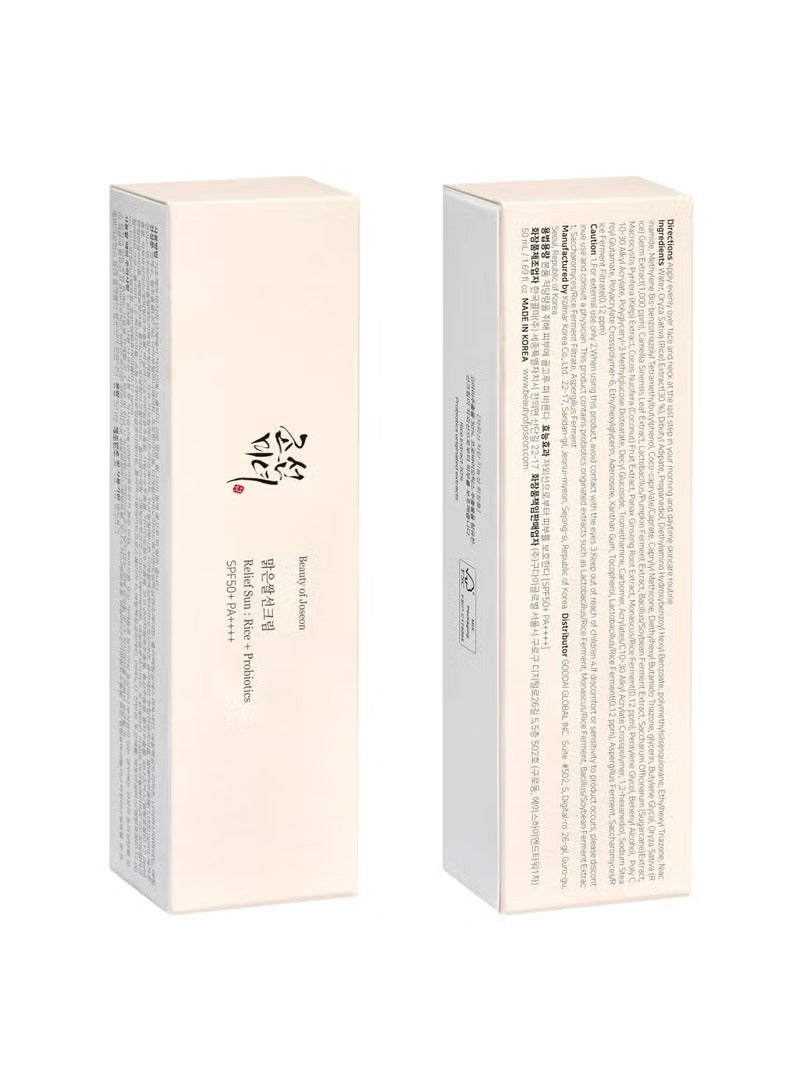 Beauty of Joseon Relief Sun : Rice + Probiotics (50ml, 1.69fl.oz)