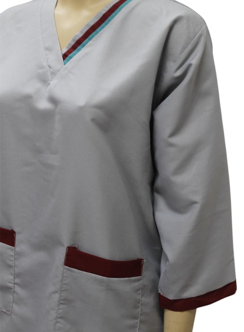 1home Housemaid Uniform Maid Nanny Scrub Suit 4 piece set - Image 5