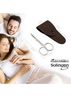 marQus Solingen Cuticle Scissors Germany Curved Blade Scissors Germany Pedicure Beauty Grooming Kit For Eyebrow Eyelash Dry Skin Nail Sicssors  - Image 3
