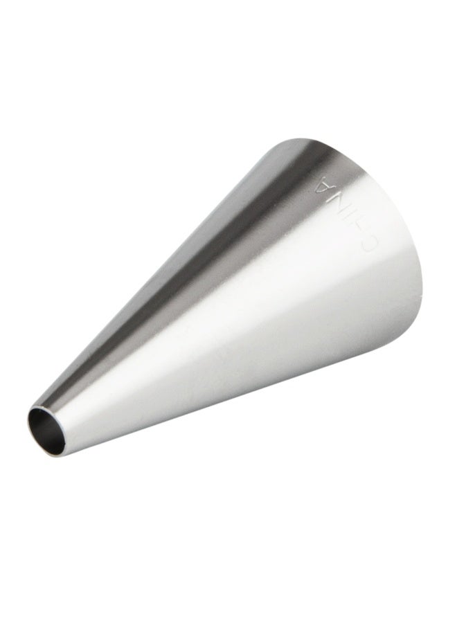 Restaurantware Pastry Tek Piping Tip, 1 Round Round Tip For Icing - #7, Corrosion-Resistant, Stainless Steel Icing Tip, Dishwasher-Safe, Decorate Cupcakes, Cakes, or Cookies - Image 1