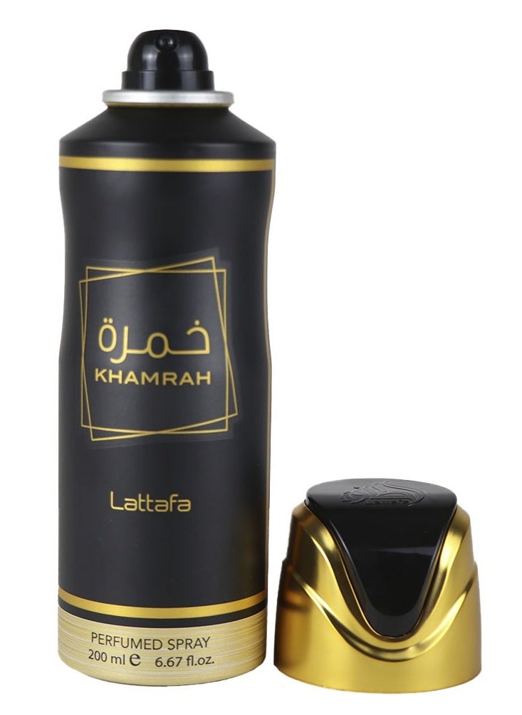 Lattafa - Khamrah Body Spray 200 ml - Image 1