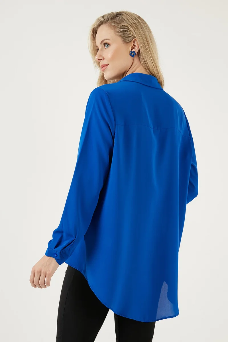 Lela Relaxed Cut Long Back Shirt Women's Shirt 6118728