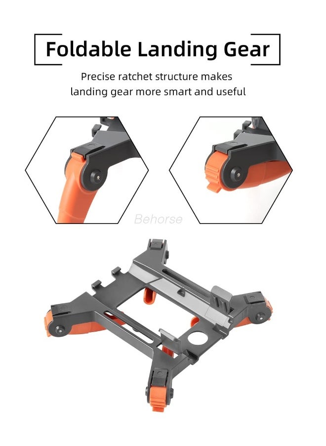 Generic - Extended 38mm Landing Gear for DJI Mavic 3 - Foldable Lifting Stand and Leg Protector for Enhanced Stability and Safety - Essential Drone Accessory - Image 1