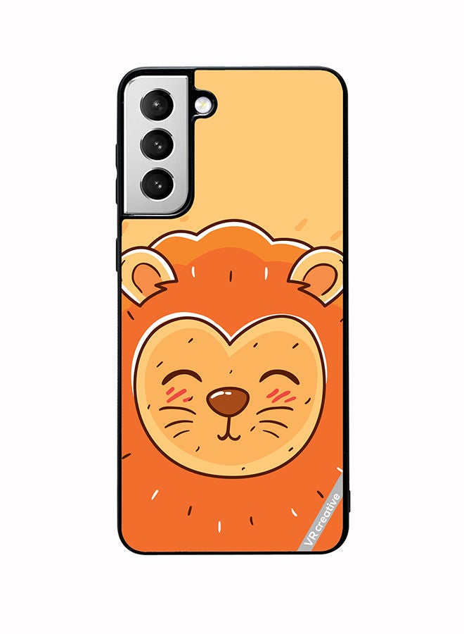 VR CREATIVE Protective Case Cover For Samsung Galaxy S22 Plus 5G Sleeping Lion Design Multicolour - Image 1