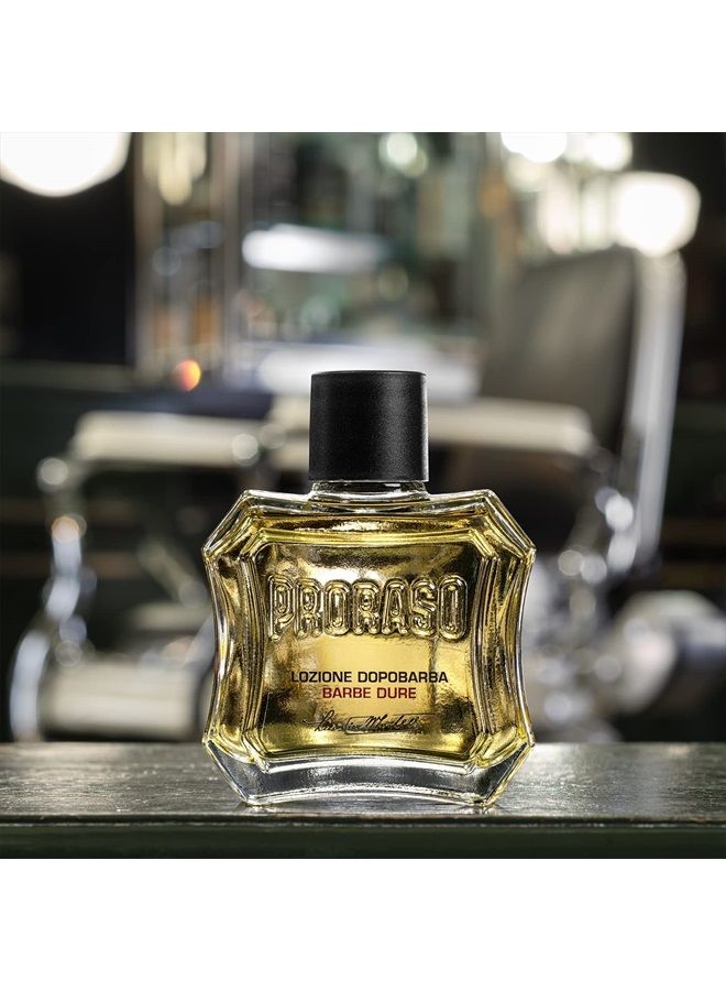 proraso After Shave Lotion, Moisturizing and Nourishing for Coarse Beards with Sandalwood Oil and Shea Butter, 3.4 Fl Oz - Image 5