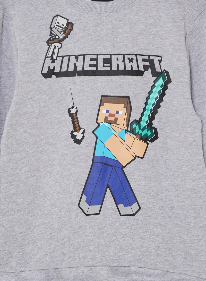 MINECRAFT Minecraft Boys Printed Sweatshirt