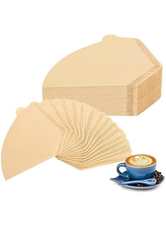 HOOKOR 200 Count V60 Coffee Filter, Disposable Coffee Filters Paper Fit for Drip Coffee Dripper (Natural#2) - Image 1