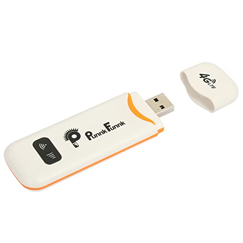 PunnkFunnk 4G LTE WiFi USB Dongle Stick with All SIM Network Support | 4G Data Card with up to 150Mbps Data Speed, Fast 4G Dongle, SIM Adapter Included, tri_Band (White) - Image 3