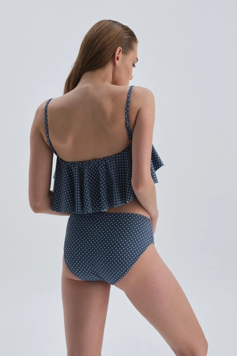 داجي Marin Flounce Bikini Top