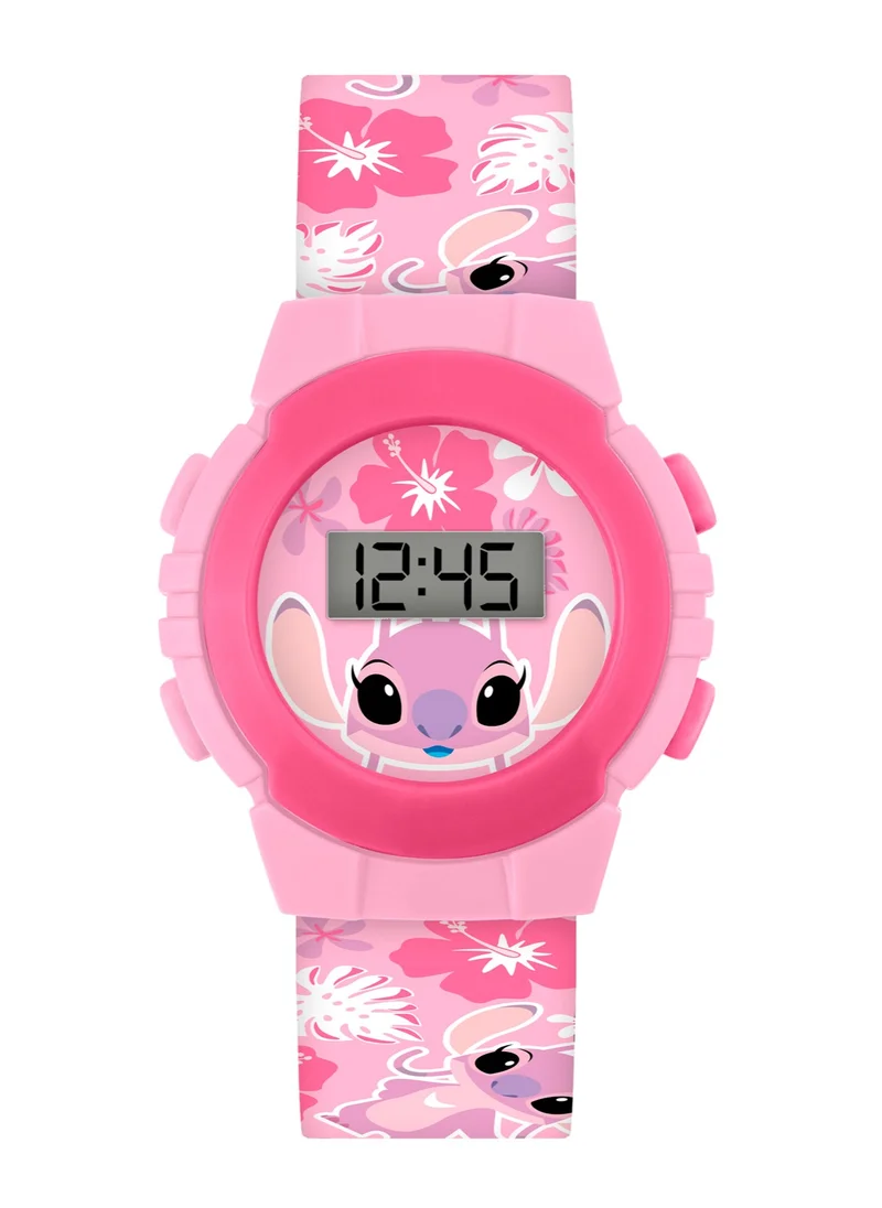 Disney Disney Lilo & Stitch Pink Printed Digital Watch - LAS4141ARG