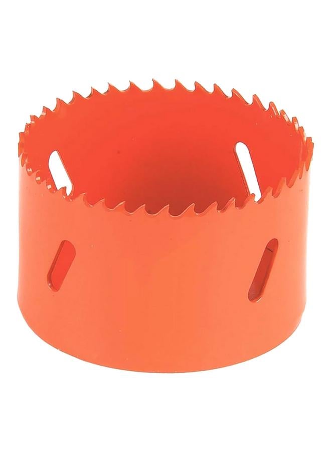 Tactix Bi-Metal Construction Hole Saw with HSS M3 Cutting Teeth Orange 70mm 440069 