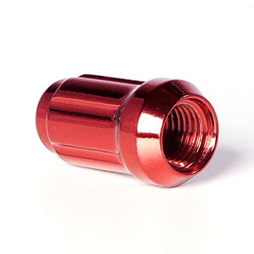 Circuit Performance Spline Drive Tuner Acorn Lug Nuts Red 12x1.25 Forged Steel (20pc + Tool) - Image 5