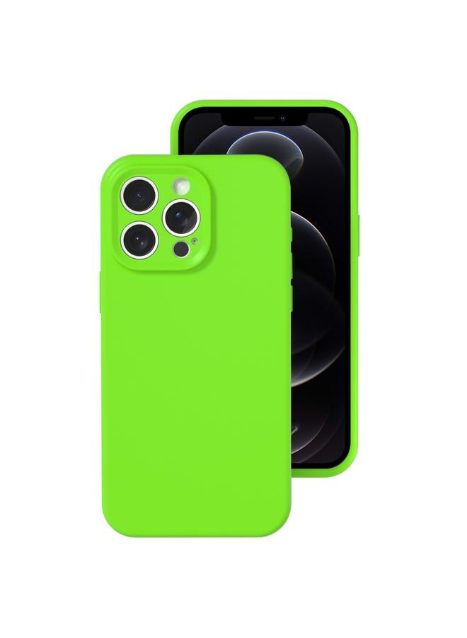 S-TOP Case For iPhone 12 Pro Precise Hole Liquid Silicone Jelly Color Full Coverage Phone Case - Image 1