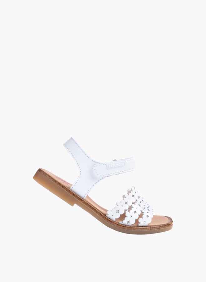 Pablosky Girls Strap Sandals With Hook And Loop Closure  - Image 5