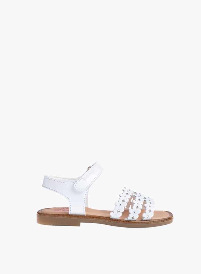 Pablosky Girls Strap Sandals With Hook And Loop Closure  - Image 1