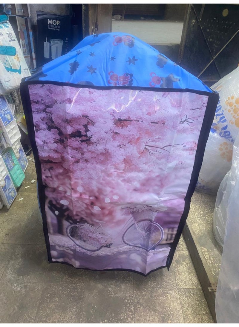 غطاء غساله اتوماتيك جلة ورد - Image 2