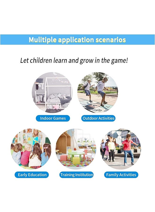 JCB CHIC ملصق أرضي شبكي للأرقام ， ملصق أرضي لألعاب ألغاز ملصقات الأطفال ملصق أرضي للأرقام لغرفة الصف وغرفة النوم وغرفة المعيشة والممر الأرضي للحضانة （20 سم） - Image 5