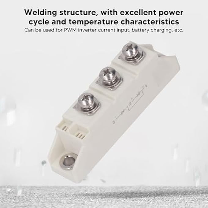 EMUKOEP 1600V 100A Power Bridge Rectifier Module, 3 Terminals Diode Bridge Rectifier for Power Supply, AC Switch - Image 5