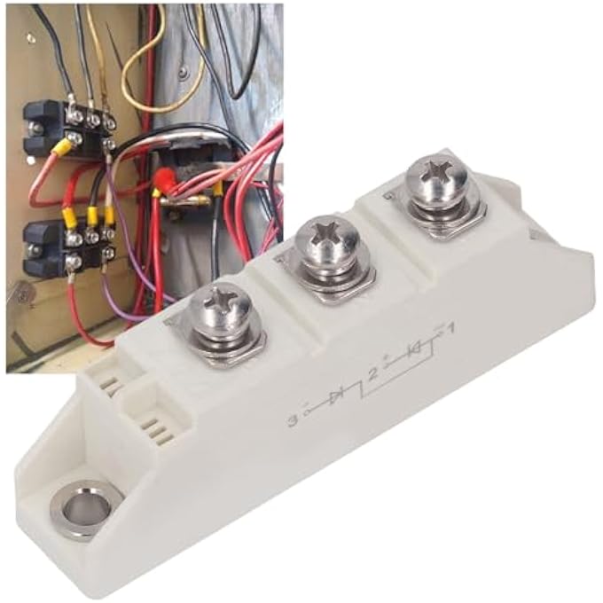 EMUKOEP 1600V 100A Power Bridge Rectifier Module, 3 Terminals Diode Bridge Rectifier for Power Supply, AC Switch - Image 4