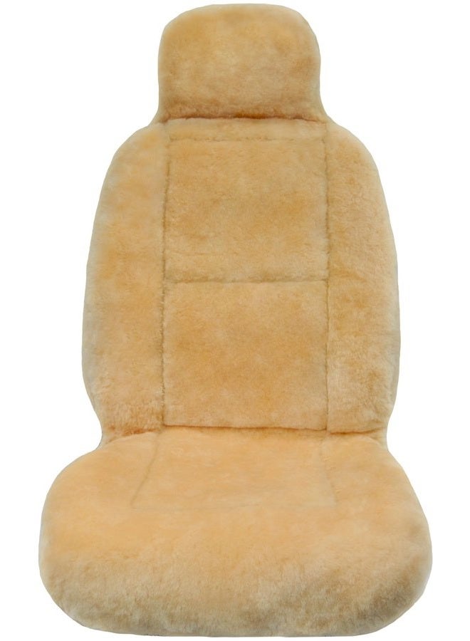 Eurow Sheepskin Seat Cover, 56 by 23 Inches, Beige - Image 2