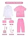 ANPHILE Kids Doctor Veterinarian Costume Vet Costume for Kids with Doctor Coat Career Day Costumes for Girls Boys - Image 4