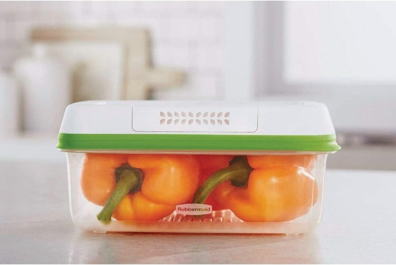 Rubbermaid FreshWorks Produce Saver, Large Storage Containers With Lids, Pack of 3, 6-Piece Set - Image 2