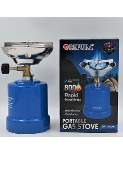 REFURA Portable Gas Stove with 800 High Burning Rate Blue/Silver RE-8026  - Image 4
