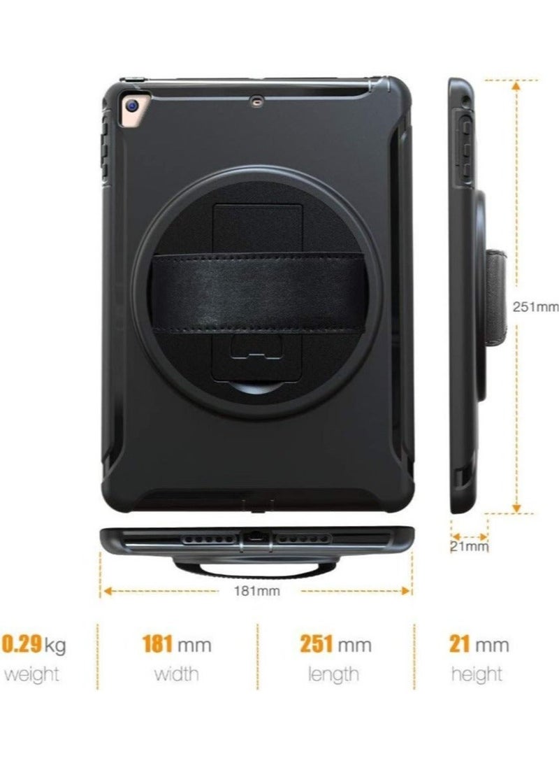 Raxoom Rugged Case for Apple iPad 9.7 inch A1822 A1823 2017 iPad, Shockproof, Impact Resistant Cover, iPad Rugged Case with kickstand, Full Body Protective Cover for kids  - Image 2