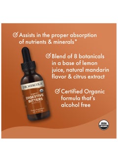 Dr. Mercola Organic digestive bitters dietary supplement 2 fl. oz. (60 ml)  - Image 4
