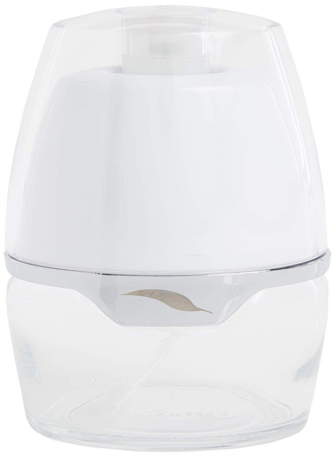 Prepara Deluxe Oil Mister, Chrome Band, White/Chrome - Image 1