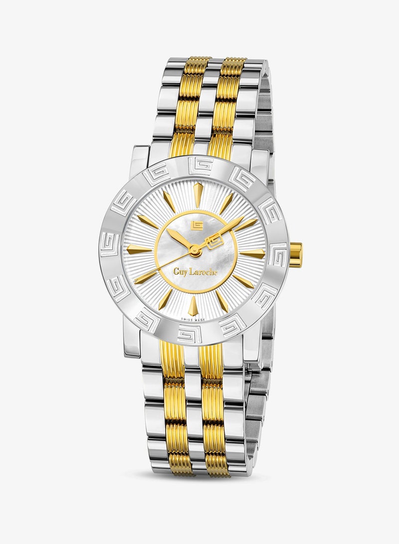 Guy Laroche Alex Watch for Women with Stainless Steel Bracelet 29 mm 5 Atm - Image 1