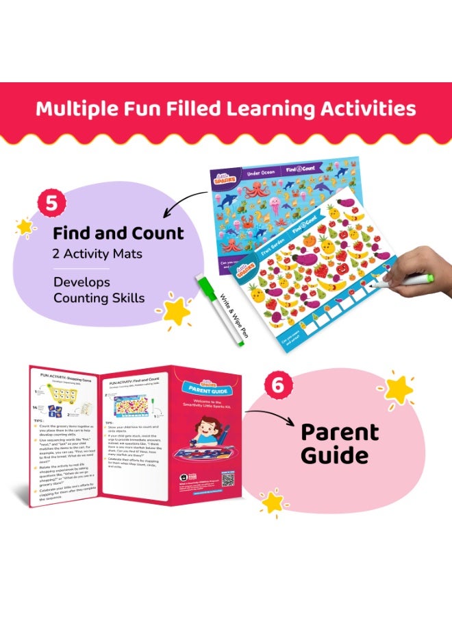 Smartivity Smart Play Box for Kids 4+ Years | 5-in-1 Learning Activity Kit | Educational Montessori Toy – Vocabulary, Matching, Counting & More | Fun Birthday Gift for Boys & Girls - Image 4