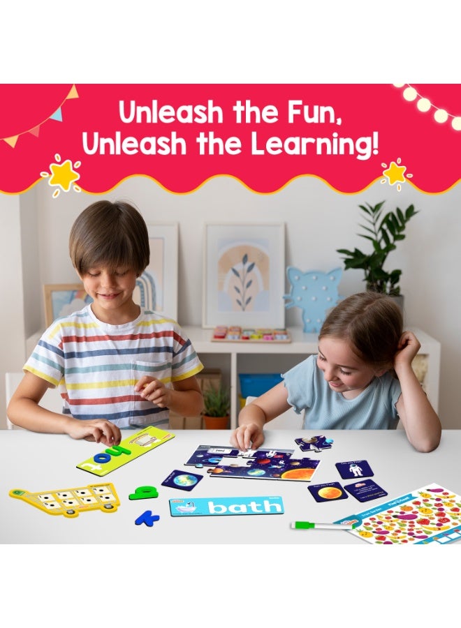 Smartivity Smart Play Box for Kids 4+ Years | 5-in-1 Learning Activity Kit | Educational Montessori Toy – Vocabulary, Matching, Counting & More | Fun Birthday Gift for Boys & Girls - Image 5