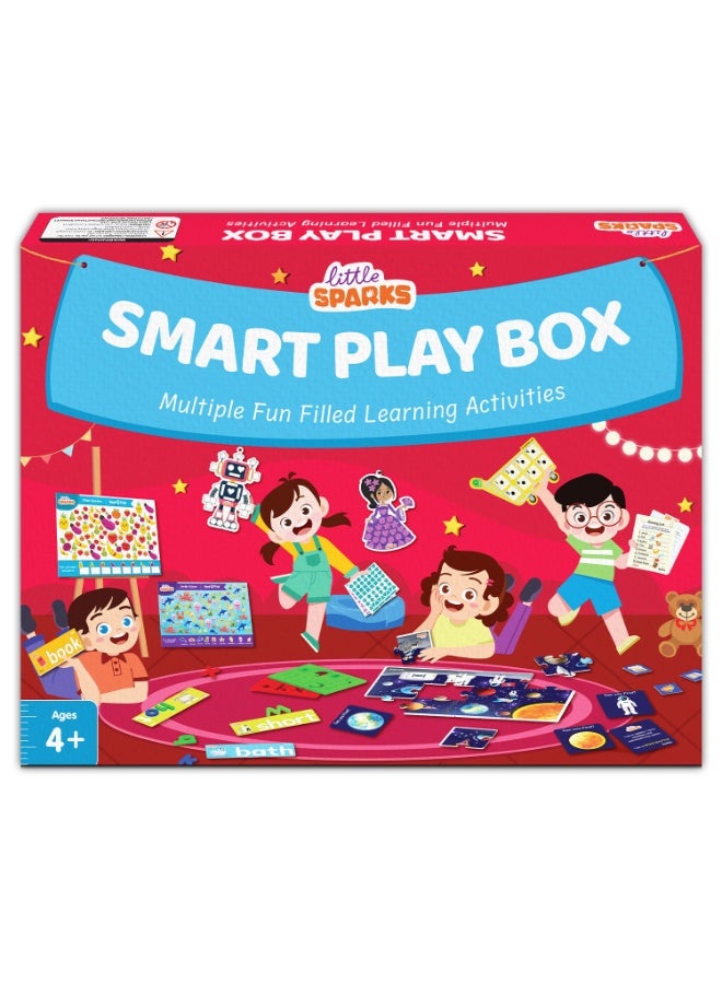 Smartivity Smart Play Box for Kids 4+ Years | 5-in-1 Learning Activity Kit | Educational Montessori Toy – Vocabulary, Matching, Counting & More | Fun Birthday Gift for Boys & Girls - Image 1