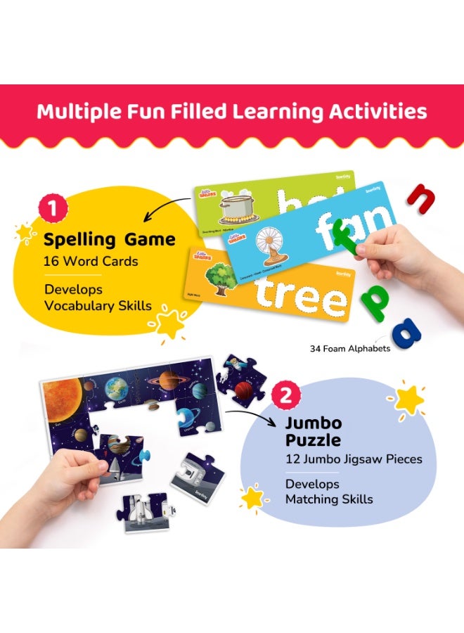 Smartivity Smart Play Box for Kids 4+ Years | 5-in-1 Learning Activity Kit | Educational Montessori Toy – Vocabulary, Matching, Counting & More | Fun Birthday Gift for Boys & Girls - Image 2