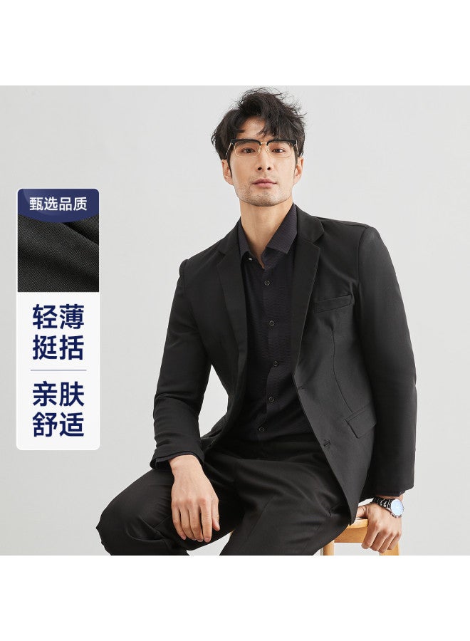 Fapai Men's Casual Business Versatile Solid Color Korean Style Men's Suit Jacket - Image 2