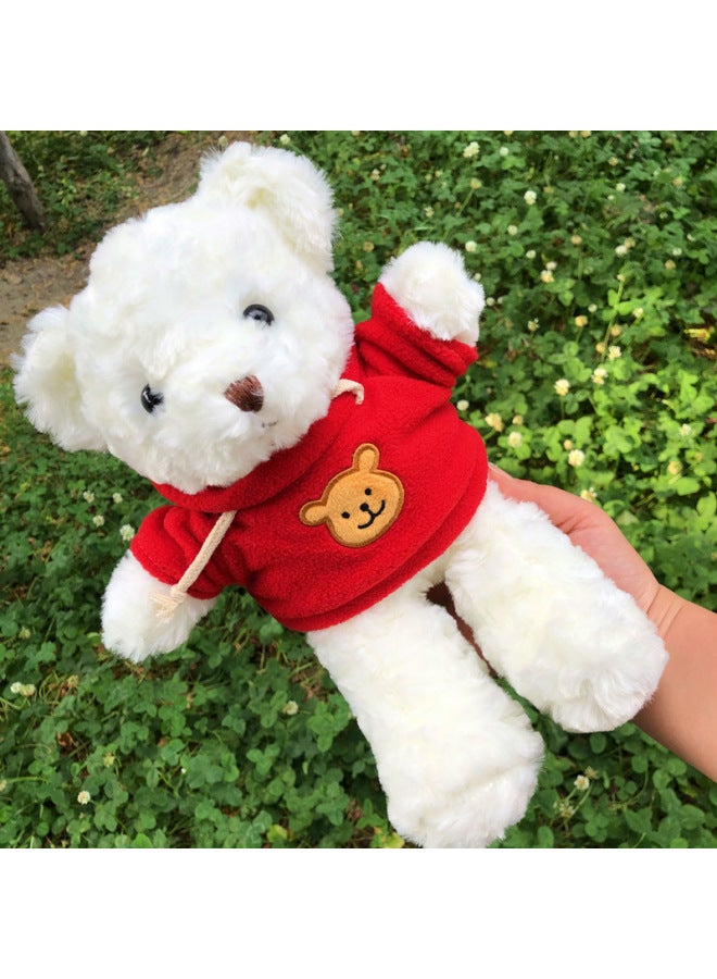Claw Machine Dolls Toy/plushie For Kids Adults - Fun Arcade Game Play - Soft Stuffed Animal Toy Various Colors Available-Specifications:Red Sweatshirt Bear 】-Color:38cm - Image 1