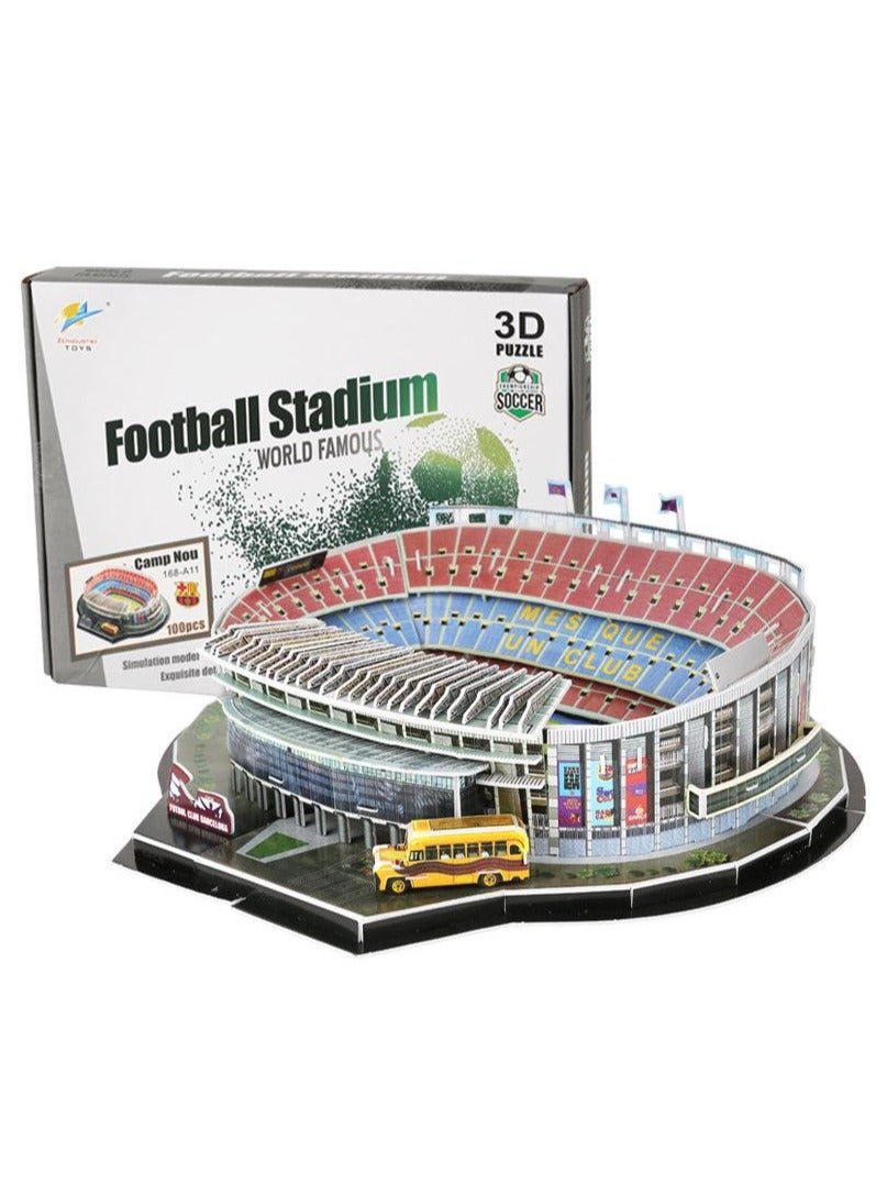 مجموعة أحجية ثلاثية الأبعاد لملعب كامب نو لنادي برشلونة - Image 1