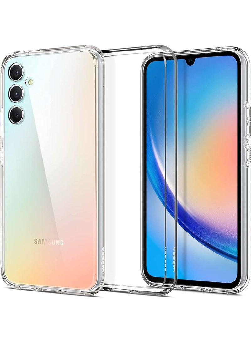 Spigen Ultra Hybrid for Samsung Galaxy A34 5G Case Cover - Crystal Clear - Image 1