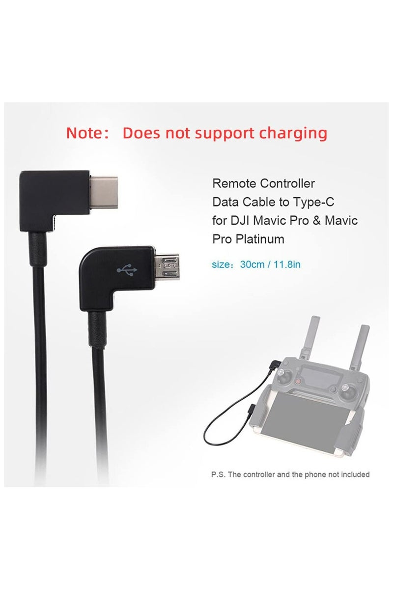 GNAFOTU Remote Controller Data Cable Type-C to Micro USB for DJI Mavic Pro Platinum Mavic Pro RC Accessories - Image 3