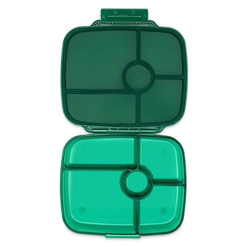 Yumbox Go Leakproof Bento Lunch Box for Kids Teens Adults 5Compartment Large Bento Box Lightweight Lunch Container for School Work Travel Lima Green - Image 3