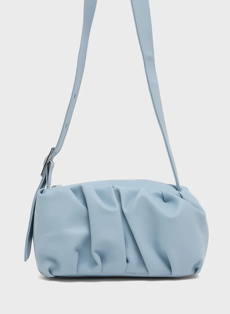 جينجر Scrunched Crossbody Bag