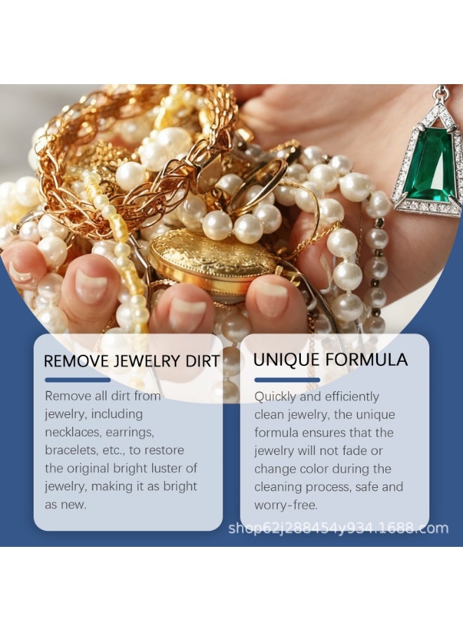 Jakehoe Jewelry Polishing Agent - Cleaning and Maintenance Liquid for Jewelry, Bracelets, and Accessories to Remove Dirt and Restore Shine - Image 2