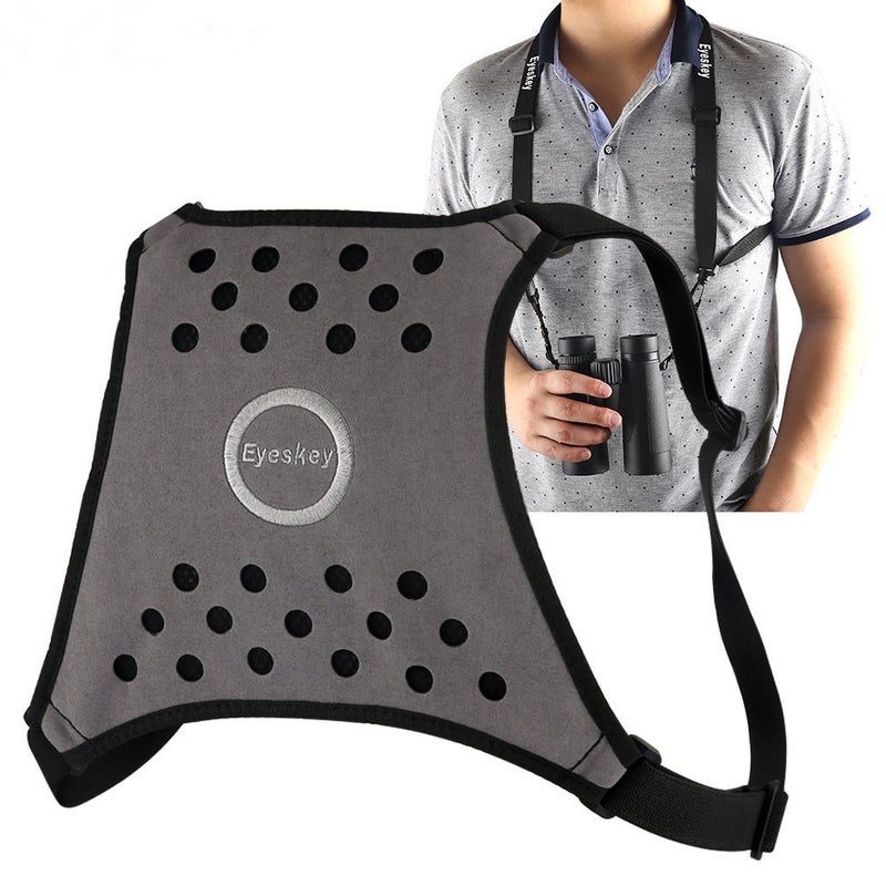 Eyeskey Binoculars Harness Light-Weight Breathable Comfortable Binocular Strap Harness -Easy to Attach and Detach Binoculars, Cameras and Rangefinders, 4oz - Image 1