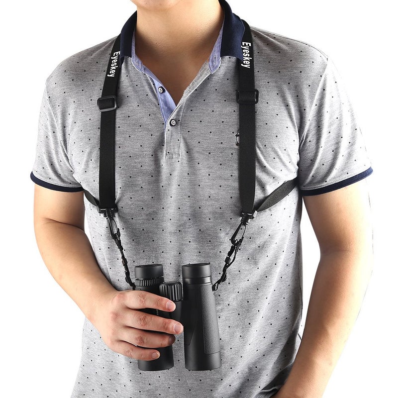 Eyeskey Binoculars Harness Light-Weight Breathable Comfortable Binocular Strap Harness -Easy to Attach and Detach Binoculars, Cameras and Rangefinders, 4oz - Image 4