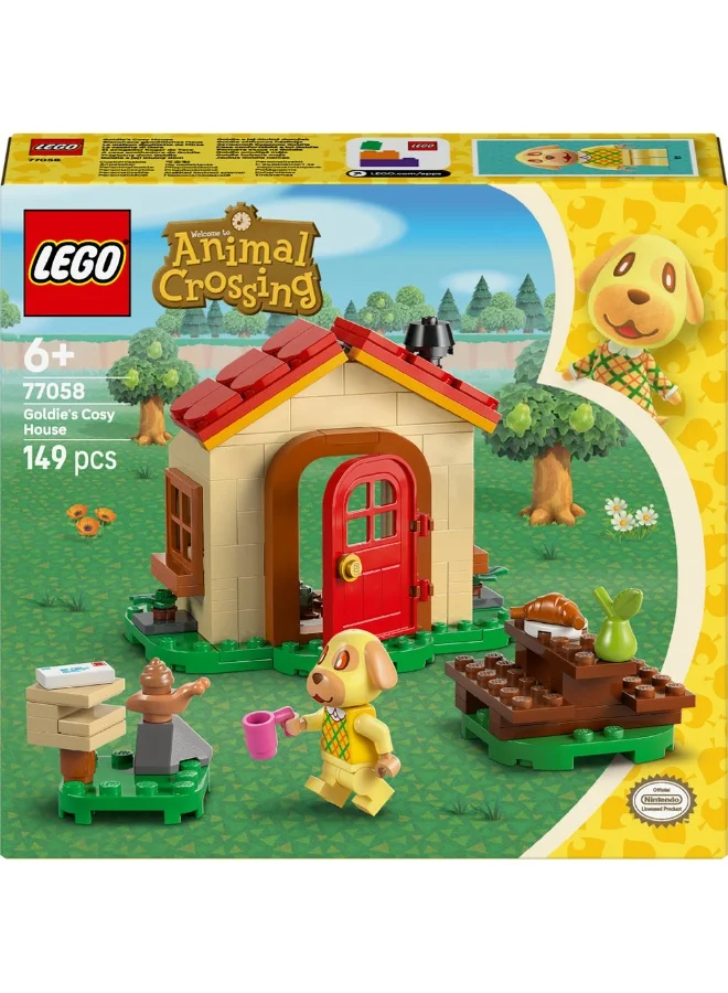 ليغو مجموعة لعب بناء منزل Goldie المريح 77058 من ليغو® Animal Crossing™‎