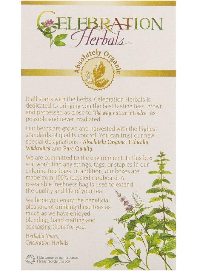 CELEBRATION HERBALS Alfalfa Leaf Tea Organic 24 Bag, 0.02 Pound