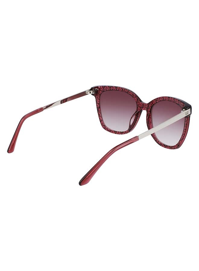 CALVIN KLEIN Women Fullrim ZYL Square Sunglasses - Lens Size: 55 mm - Image 5